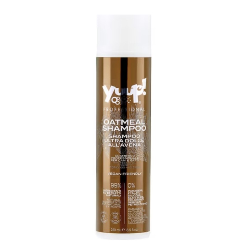 Yuup! Oatmeal Shampoo - profesjonalny szampon owsiany do wrażliwej skóry psa i kota, koncentrat 1:20 - 250ml