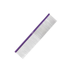 GRZEBIEŃ DO PIELĘGNACJI KOTA I PSA 19CM FIOLETOWY