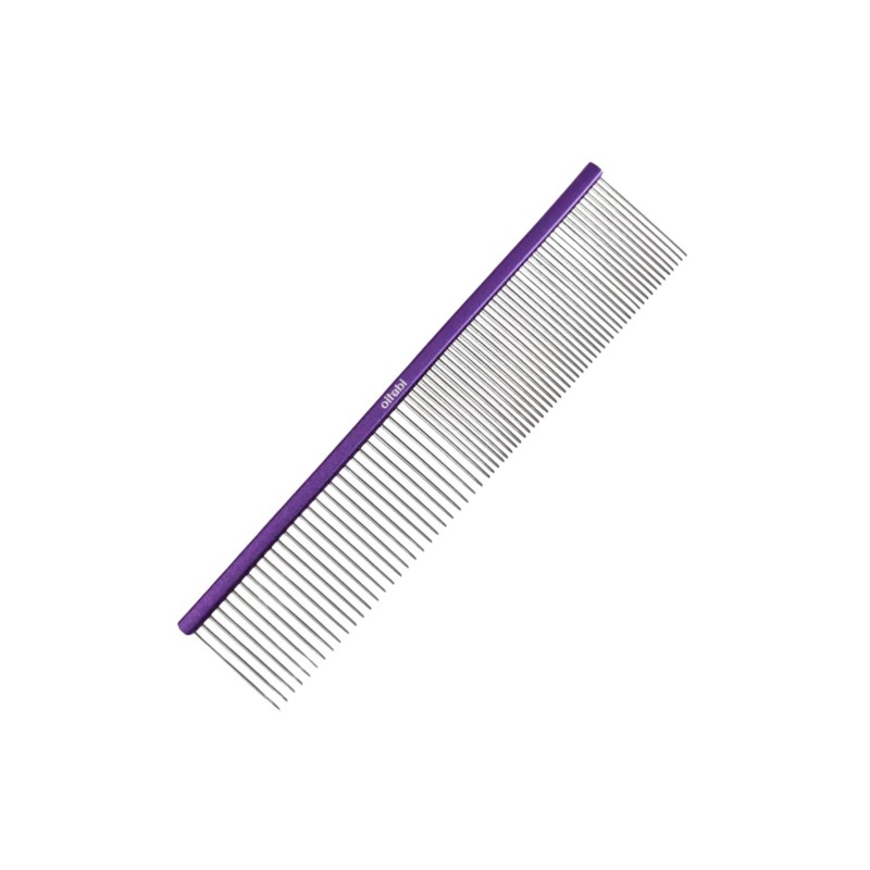 GRZEBIEŃ DO PIELĘGNACJI KOTA I PSA 19CM FIOLETOWY